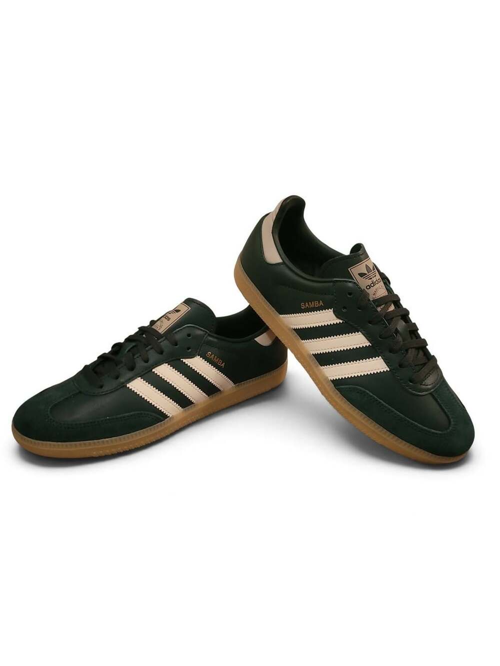 NEW Adidas Samba OG J Shadow Green Cream White JI4469 Size 6Y, 7.5 Womens